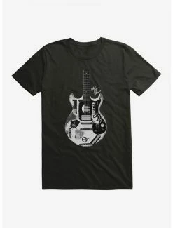 Brand new ⌛ Joan Jett Black And White Guitar Logo T-Shirt ⭐