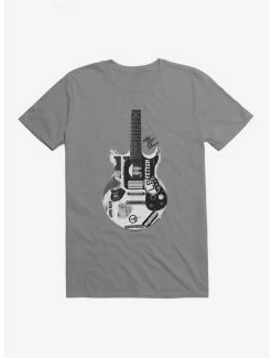 Brand new ⌛ Joan Jett Black And White Guitar Logo T-Shirt ⭐ -Cheap Music Tees Store 15323801 hi