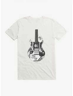 Brand new ⌛ Joan Jett Black And White Guitar Logo T-Shirt ⭐ -Cheap Music Tees Store 15323819 hi