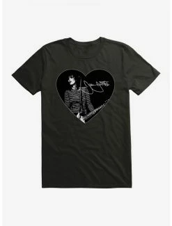 Promo 🔥 Joan Jett Photo And Autograph In Heart T-Shirt 🔥