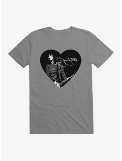 Promo 🔥 Joan Jett Photo And Autograph In Heart T-Shirt 🔥 -Cheap Music Tees Store 15324161 hi