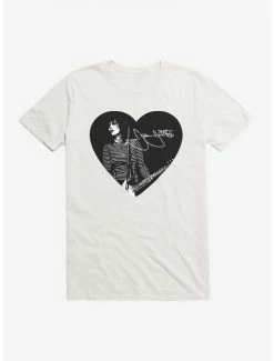 Promo 🔥 Joan Jett Photo And Autograph In Heart T-Shirt 🔥 -Cheap Music Tees Store 15324179 hi