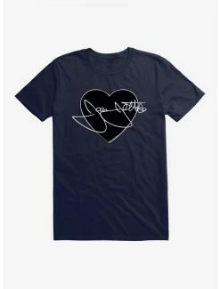 Best reviews of ⭐ Joan Jett White Script Autograph In Heart T-Shirt 🌟 -Cheap Music Tees Store 15324476 hi