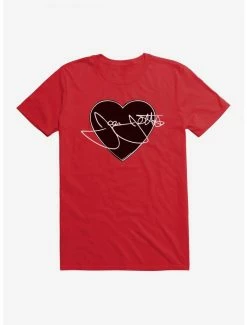 Best reviews of ⭐ Joan Jett White Script Autograph In Heart T-Shirt 🌟 -Cheap Music Tees Store 15324485 hi