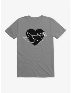 Best reviews of ⭐ Joan Jett White Script Autograph In Heart T-Shirt 🌟 -Cheap Music Tees Store 15324494 hi