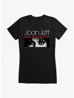 Best Pirce ๐งจ Joan Jett Bad Reputation Eyes Logo ๐ง Girls T-Shirt ๐