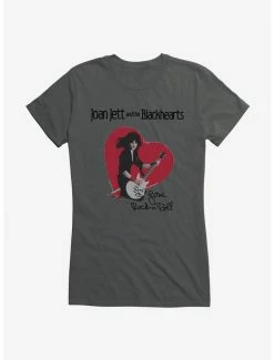 Coupon ❤️ Joan Jett I Love Rock 'N' Roll Autograph 👧 Girls T-Shirt 💯 -Cheap Music Tees Store 15325081 hi