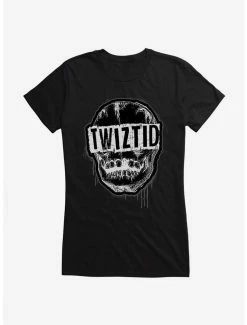 Hot Sale 😍 TWIZTID REVELASHEN SKULL BLK JR T 👍
