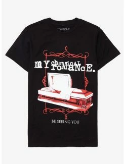 Top 10 ❤️ My Chemical Romance Be Seeing You Coffin 👧 Girls T-Shirt 🤩