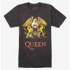 Cheap 😉 Queen Crest Logo T-Shirt 😀 -Cheap Music Tees Store 15874412 hi