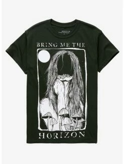 Outlet 💯 Bring Me The Horizon Faceless 👧 Girls T-Shirt 💯