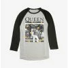 Best deal ⌛ Queen Live Concert Blocks Raglan 🎁 -Cheap Music Tees Store 16061479 hi