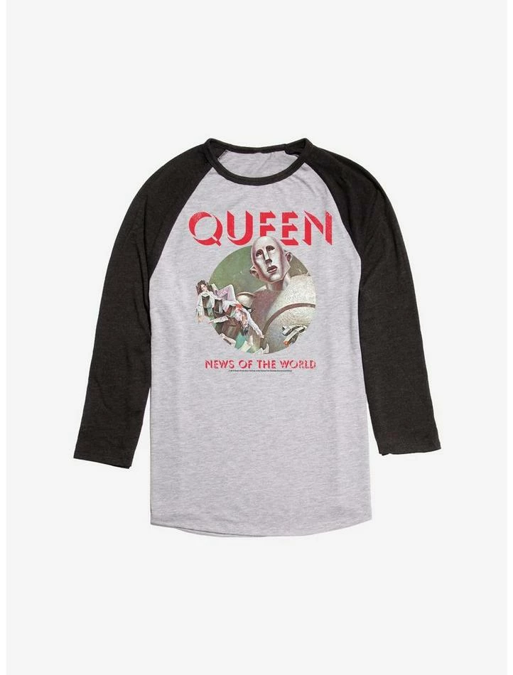 Flash Sale โค๏ธ Queen News Of The World Album Art Raglan ๐ 4 Flash Sale โค๏ธ Queen News Of The World Album Art Raglan ๐ - Image 2