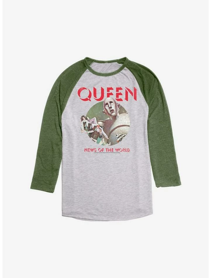 Flash Sale โค๏ธ Queen News Of The World Album Art Raglan ๐ 7 Flash Sale โค๏ธ Queen News Of The World Album Art Raglan ๐ - Image 5