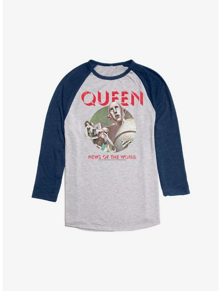 Flash Sale โค๏ธ Queen News Of The World Album Art Raglan ๐ 5 Flash Sale โค๏ธ Queen News Of The World Album Art Raglan ๐ - Image 3