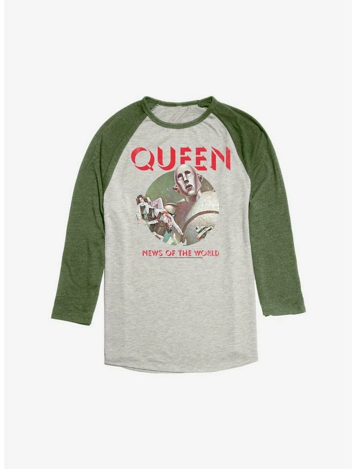 Flash Sale โค๏ธ Queen News Of The World Album Art Raglan ๐ 8 Flash Sale โค๏ธ Queen News Of The World Album Art Raglan ๐ - Image 6