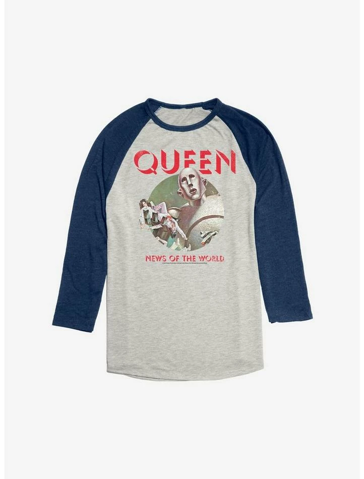 Flash Sale โค๏ธ Queen News Of The World Album Art Raglan ๐ 6 Flash Sale โค๏ธ Queen News Of The World Album Art Raglan ๐ - Image 4