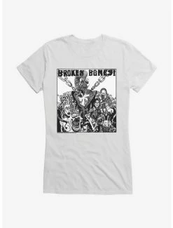 Best Sale ⌛ Broken Bones Dem Bones Album Cover 👧 Girls T-Shirt 🌟