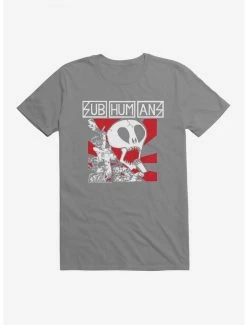 Cheapest 🛒 Subhumans Skull Band Logo T-Shirt 🧨 -Cheap Music Tees Store 16260248 hi