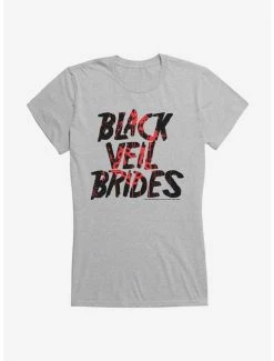 Discount ✔️ Black Veil Brides Band Logo 👧 Girls T-Shirt 👏 -Cheap Music Tees Store 16329601 hi