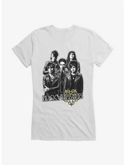 Outlet 🎉 Black Veil Brides Black & White Photo 👧 Girls T-Shirt ⭐ -Cheap Music Tees Store 16329727 hi 1