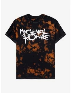 Best Pirce 🥰 My Chemical Romance The Black Parade Logo Tie-Dye T-Shirt ✔️