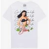 Budget ❤️ Selena Portrait With White Roses 👧 Girls T-Shirt 👏 -Cheap Music Tees Store 16510355 hi