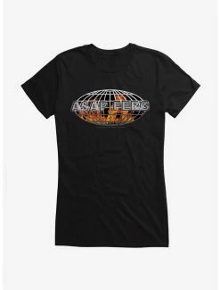 New ⌛ A$AP Ferg Fire Globe 👧 Girls T-Shirt ✔️ -Cheap Music Tees Store 16629577 hi