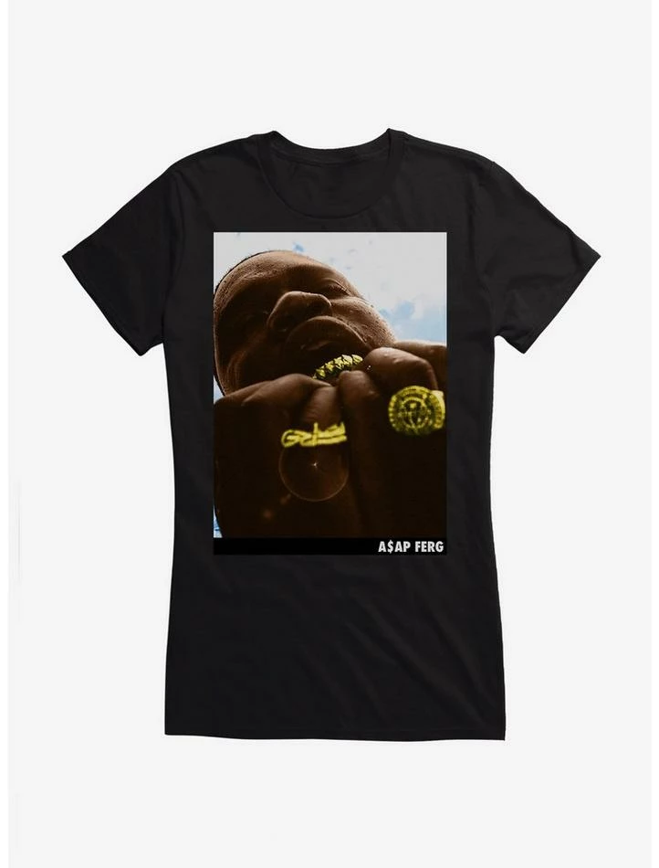 Top 10 ๐ A$AP Ferg Grillz ๐ง Girls T-Shirt ๐ 4 Top 10 ๐ A$AP Ferg Grillz ๐ง Girls T-Shirt ๐ - Image 2