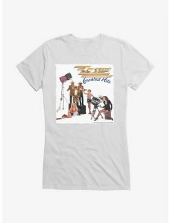 Brand new ✨ ZZ Top Greatest Hits Album 👧 Girls T-Shirt 👍 -Cheap Music Tees Store 16656654 hi