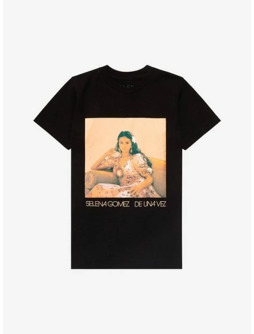 Deals 😀 Selena Gomez De Una Vez 👧 Girls T-Shirt 🧨 -Cheap Music Tees Store 17102121 hi