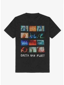 Top 10 🥰 Greta Van Fleet Photo Grid T-Shirt ✨