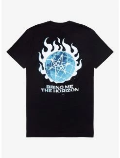 Budget 😀 Bring Me The Horizon Unicursal Hexigram T-Shirt ⭐