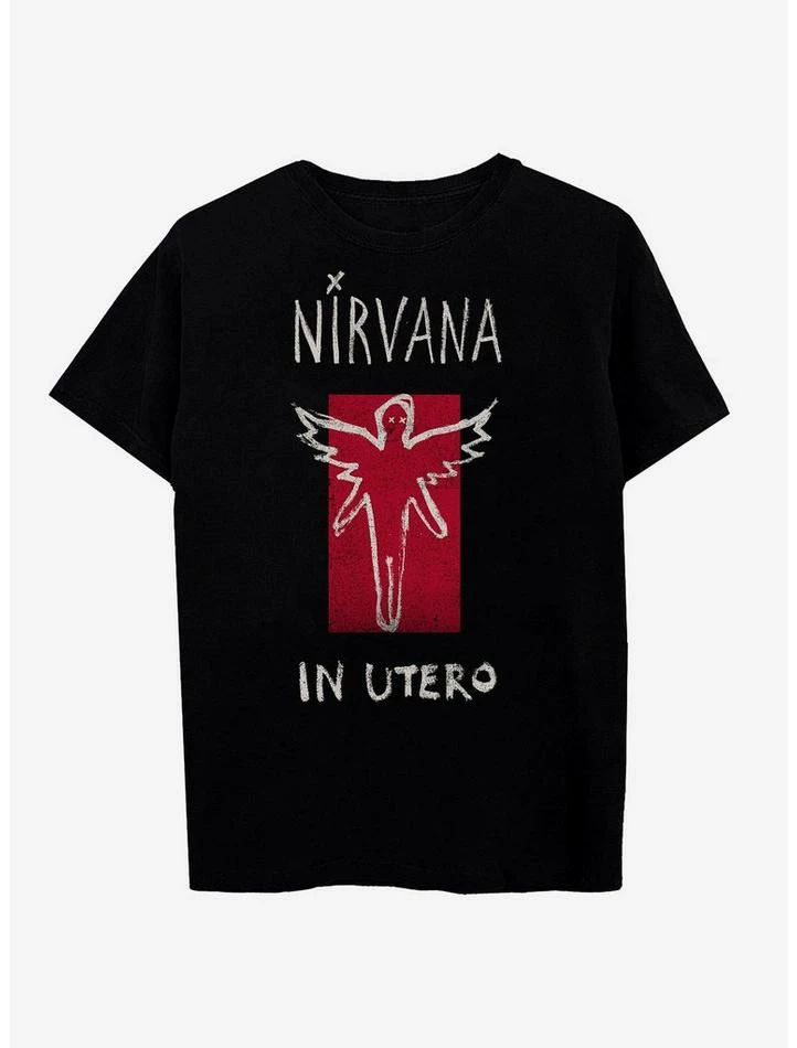 Flash Sale 👏 Nirvana In Utero Sketch T-Shirt 🎉 3 Flash Sale 👏 Nirvana In Utero Sketch T-Shirt 🎉