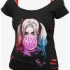 Budget ๐ DC Comics Harley Quinn Mad Love 2 In 1 Distressed Top ๐ 1 Budget ๐ DC Comics Harley Quinn Mad Love 2 In 1 Distressed Top ๐ -Cheap Music Tees Store 17504093 hi