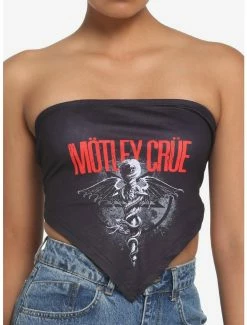 Wholesale ๐ Motley Crue ๐ง Girls Bandana Top โญ