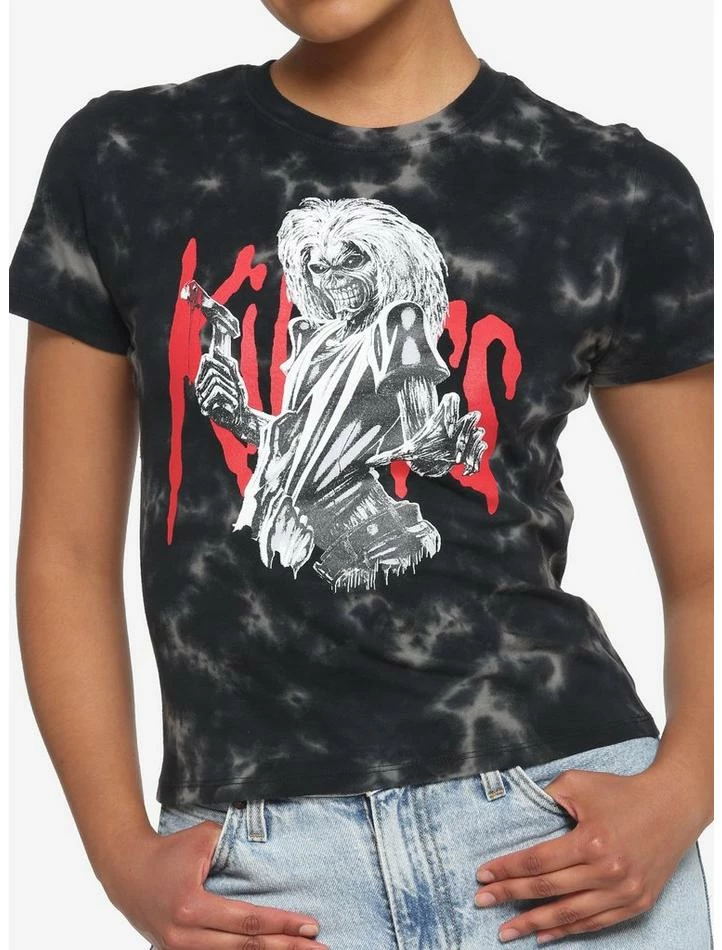 Cheap โ๏ธ Iron Maiden Killers Tie-Dye ๐ง Girls Baby T-Shirt ๐ 3 Cheap โ๏ธ Iron Maiden Killers Tie-Dye ๐ง Girls Baby T-Shirt ๐