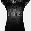 Best deal 😉 DC Comics The Batman I Am Vengeance Lace Cap Sleeve Top 🔔 -Cheap Music Tees Store 17733038 hi