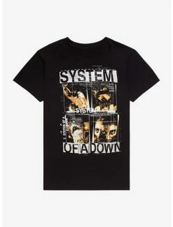 Discount 💯 System Of A Down Photo Grid T-Shirt 🧨