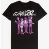 Budget ✨ Gorillaz Group Boyfriend Fit 👧 Girls T-Shirt 😀 -Cheap Music Tees Store 17970112 hi