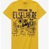 Deals 😍 Set It Off Welcome To Elsewhere Boyfriend Fit 👧 Girls T-Shirt ✨ -Cheap Music Tees Store 18072507 hi