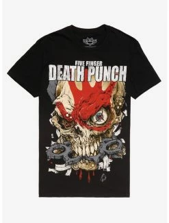 Best reviews of ❤️ Five Finger Death Punch Skull T-Shirt 😍