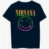 Coupon 😉 Nirvana Smile Boyfriend Fit 👧 Girls T-Shirt 👏 2 Coupon 😉 Nirvana Smile Boyfriend Fit 👧 Girls T-Shirt 👏 -Cheap Music Tees Store 18410351 hi