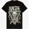 Promo 🌟 Suicide Silence Skull Scythe T-Shirt ⭐