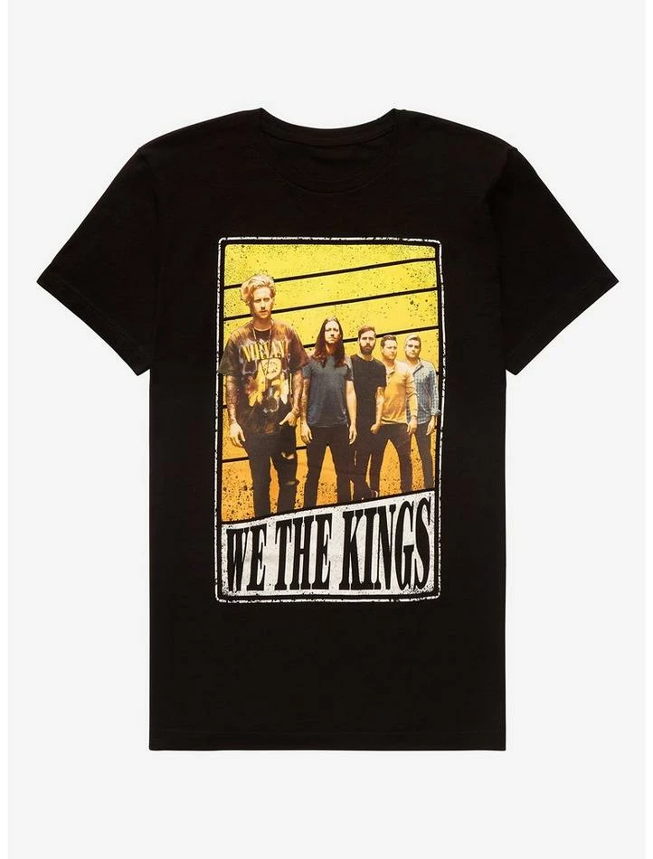 Discount ❤️ We The Kings Group Photo T-Shirt 😀 3 Discount ❤️ We The Kings Group Photo T-Shirt 😀
