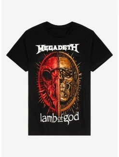 Best Sale 😀 Megadeth & Lamb Of God Metal Tour T-Shirt 🌟