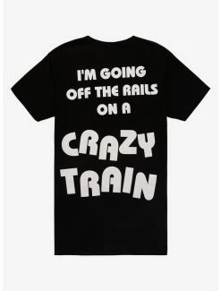 Best Sale 🔔 Ozzy Osbourne Crazy Train T-Shirt ⌛ 5 Best Sale 🔔 Ozzy Osbourne Crazy Train T-Shirt ⌛ -Cheap Music Tees Store 18643522 av1