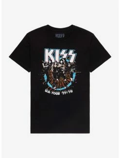 Cheapest 🧨 Kiss U.S. '77-'78 Tour T-Shirt 👏