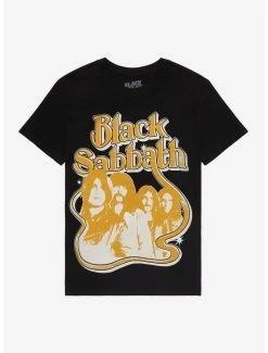 Discount 🥰 Black Sabbath Band Photo T-Shirt 🧨