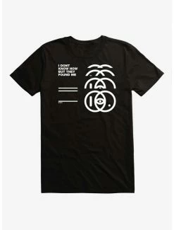 Promo 🛒 I Don't Know How But They Found Me Layered Logo T-Shirt 🔥